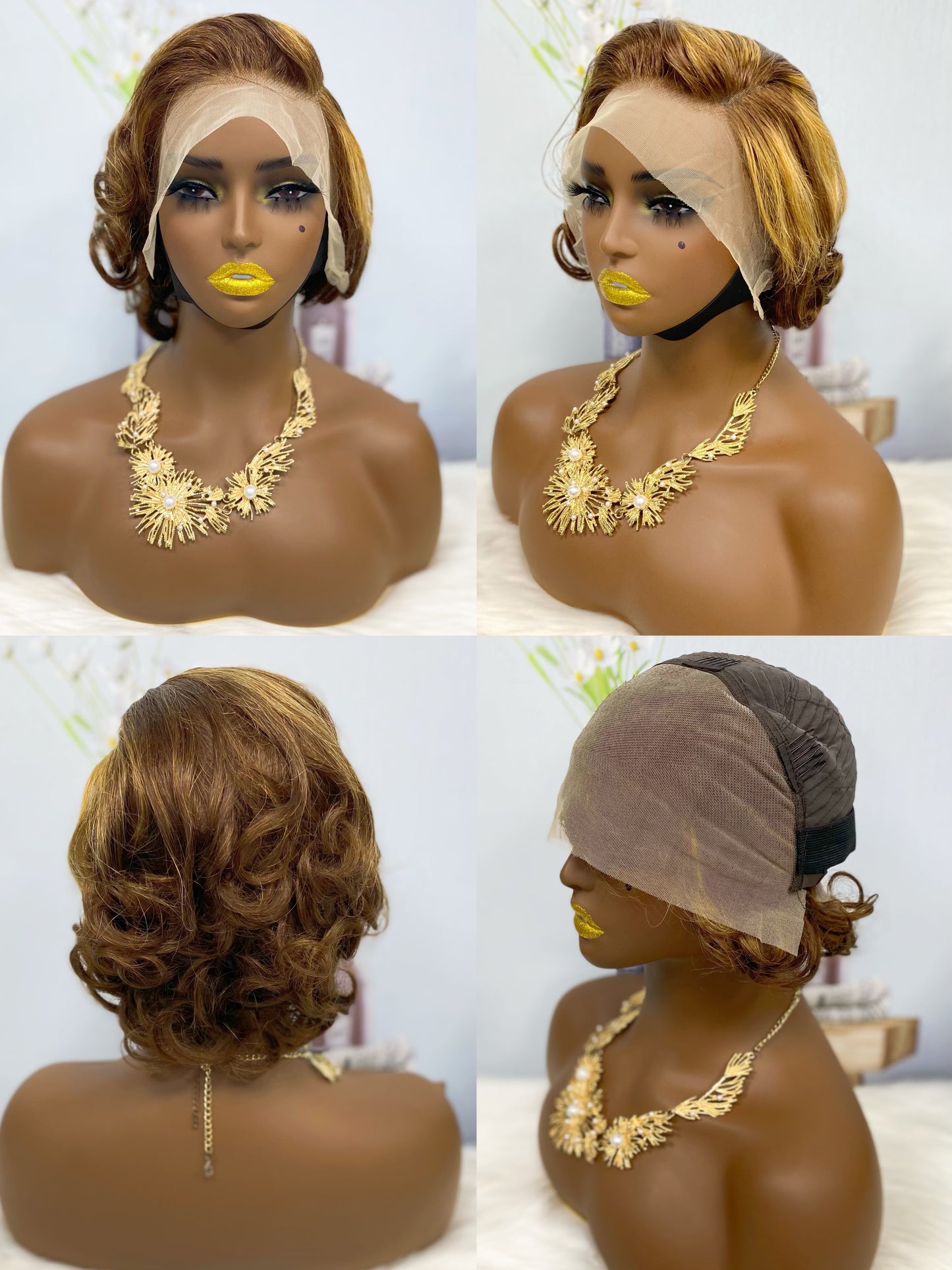13*4 perruque Sasson03 perruques de dentelle de cheveux humains vierges NC