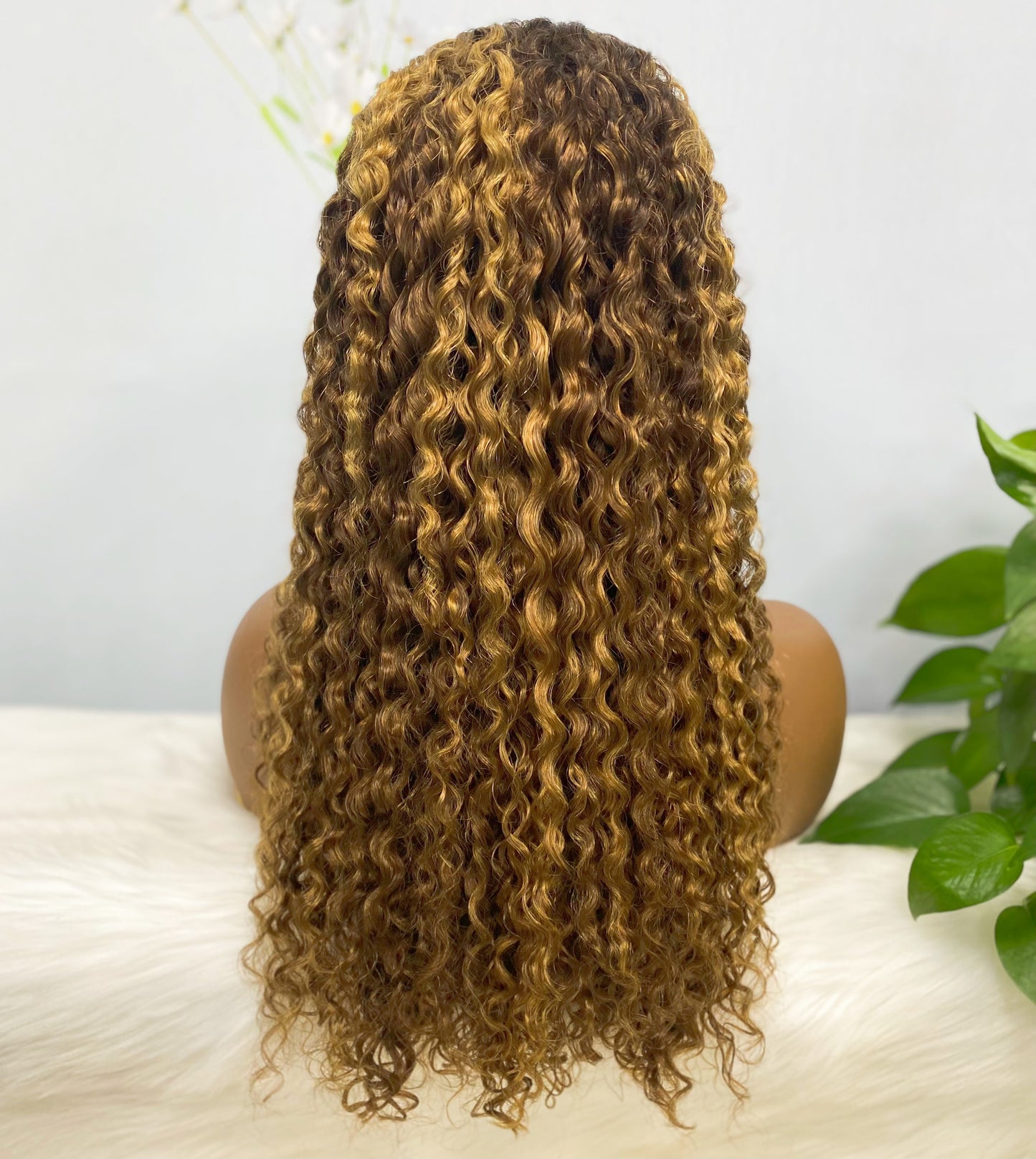 13*4 BOB perruque vague d'eau cheveux humains naturels dentelle perruques couleur P4/30 #250% densité