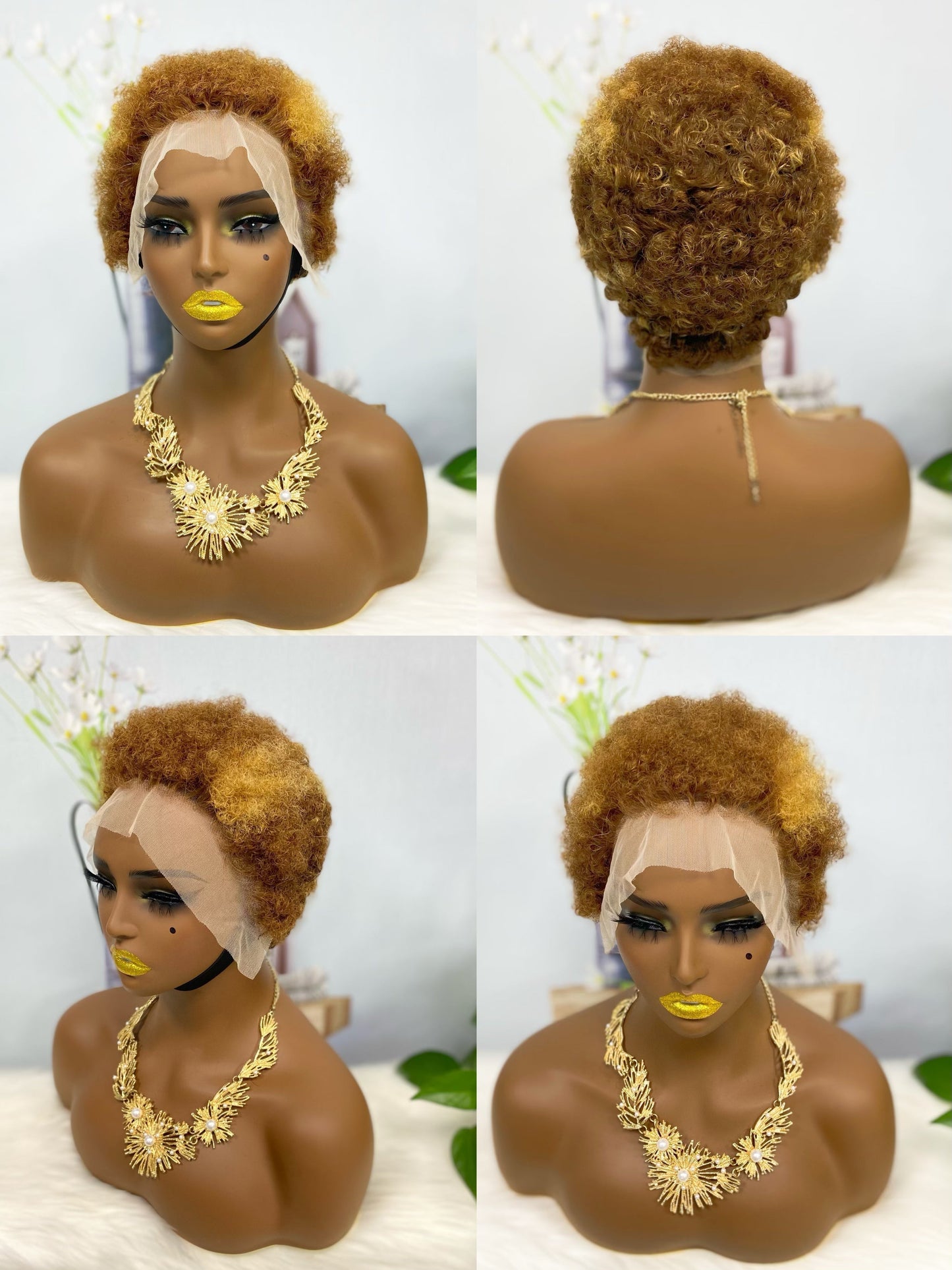 13x4 Wig Sasson09 Human Hair Wig Color 30#