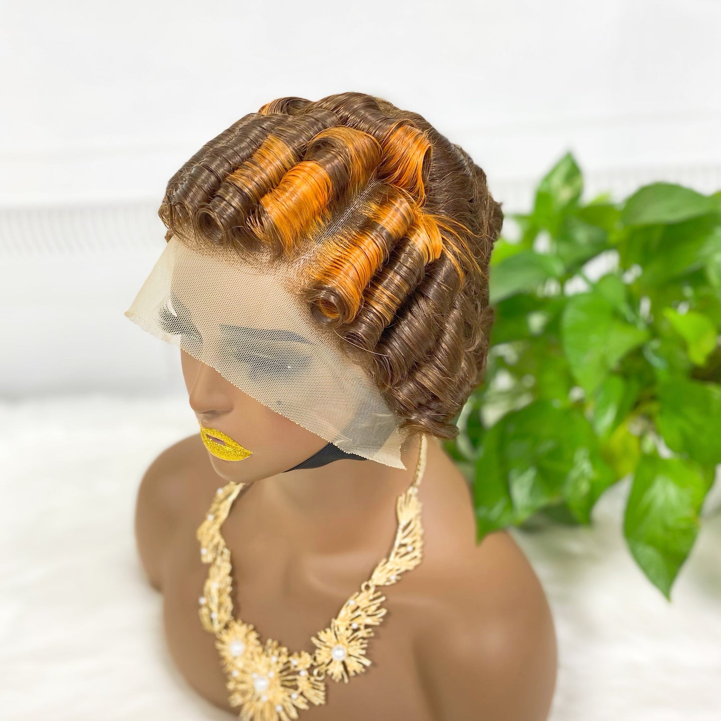 13x4 Wig Sasson04 Human Hair Wig Color 4/350#