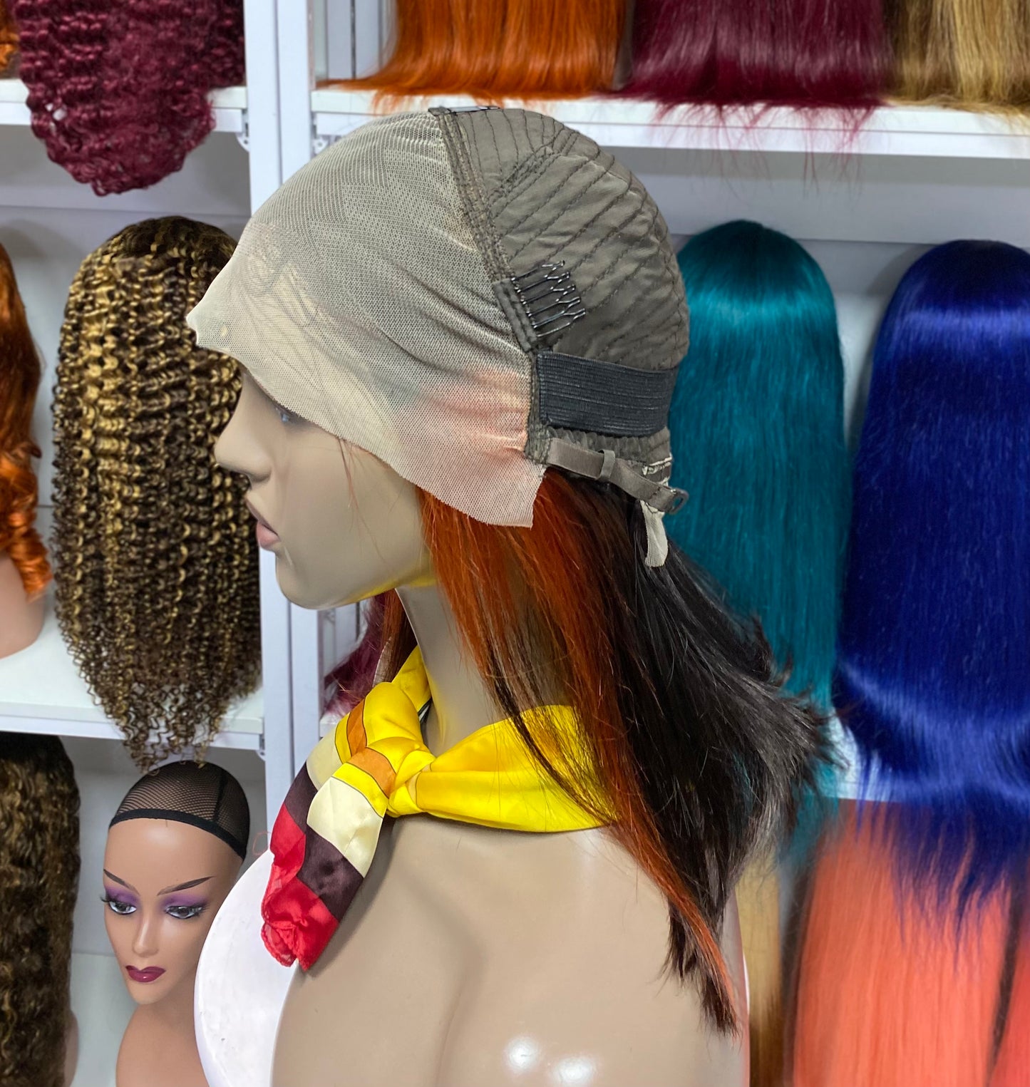 13*4 BoB Wig Straight Wigs Color T1B/350/1B 200% Density