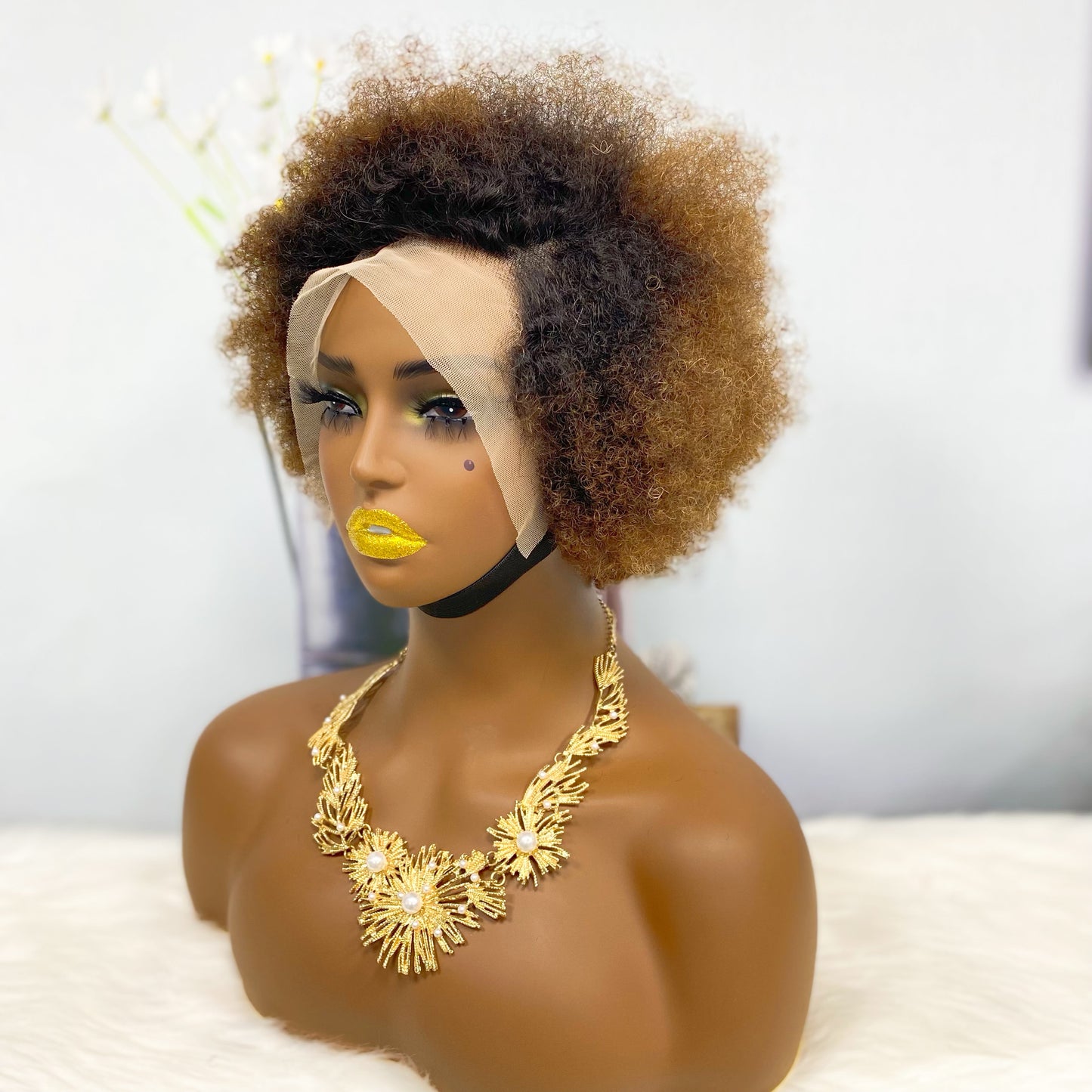 13*4 Lace Wig Afvo Human Hair Color T1B/4# (Partiality)