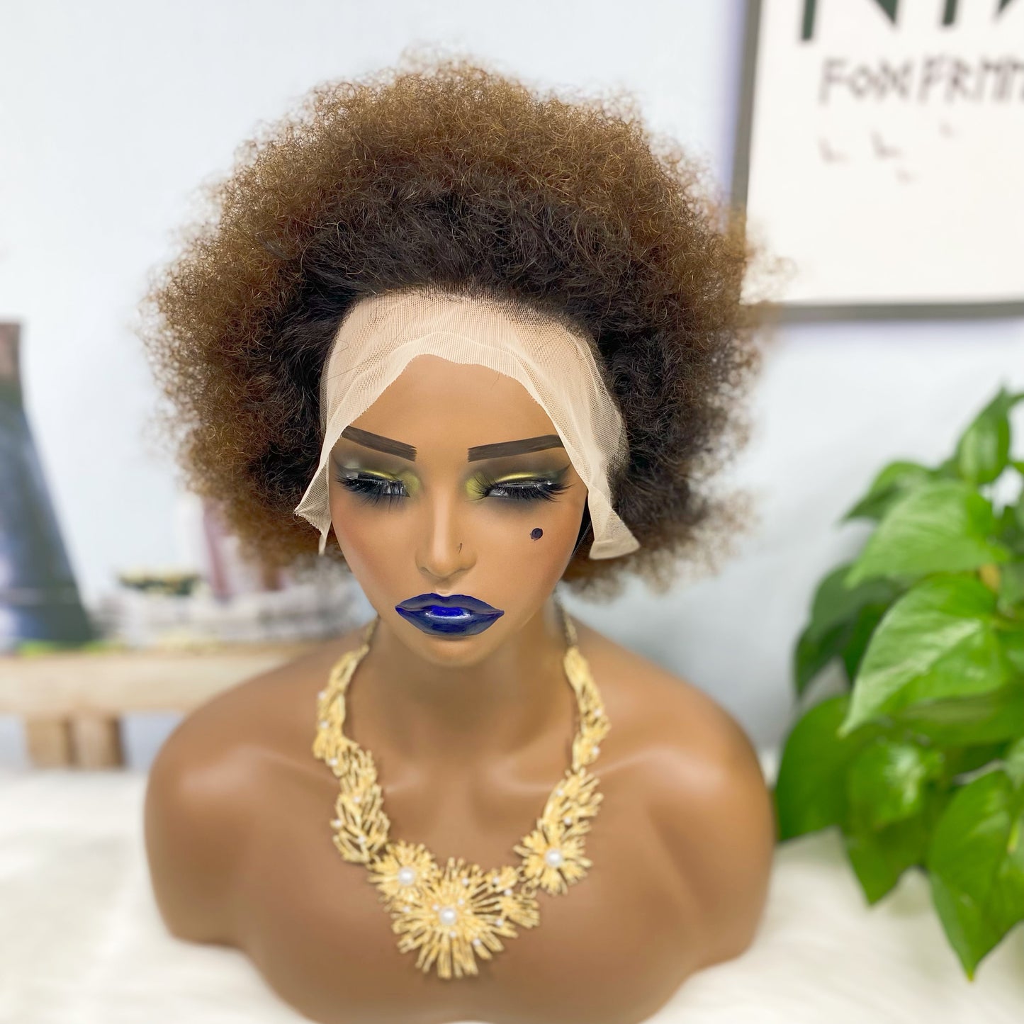 13*4 Lace Wig Afvo Natural Human Hair Color T1B/4#