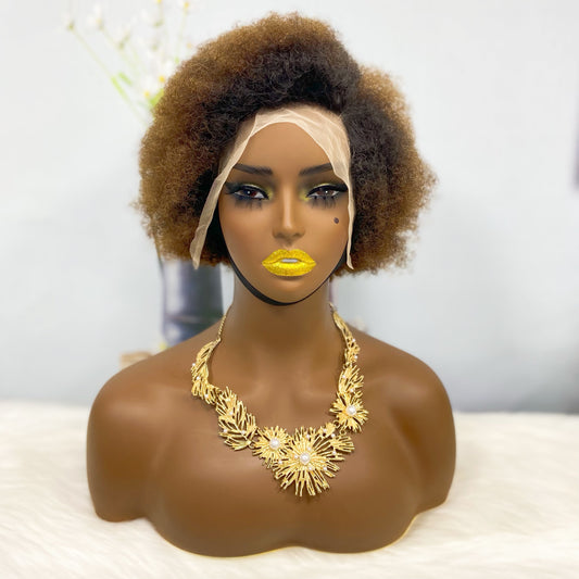 13*4 Lace Wig Afvo Human Hair Color T1B/4# (Partiality)