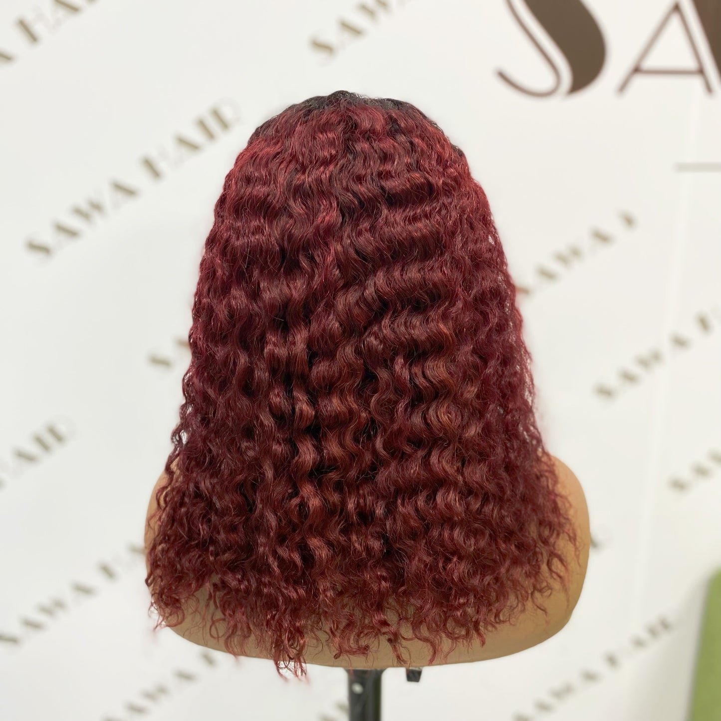 13*4 BoB Wig Jerry Curl Wigs Color T1B/99J 250% Density