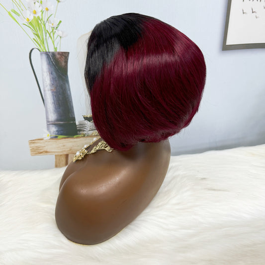 SDD 13*4 Lace Wig PC Natural Virgin Human Hair Lace Wigs Color T1B/99J