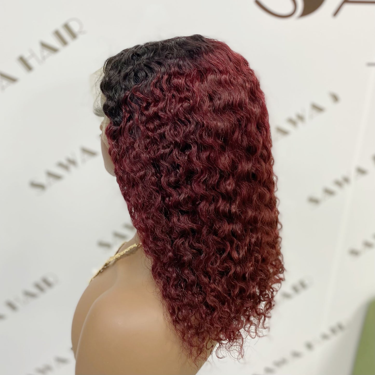 13*4 BoB Wig Jerry Curl Wigs Color T1B/99J 250% Density