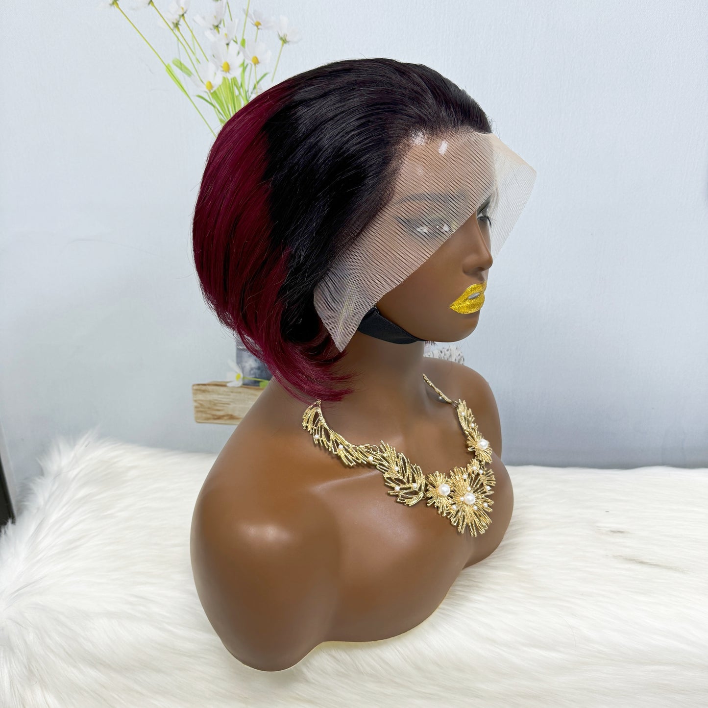 SDD 13*4 Lace Wig PC Natural Virgin Human Hair Lace Wigs Color T1B/99J