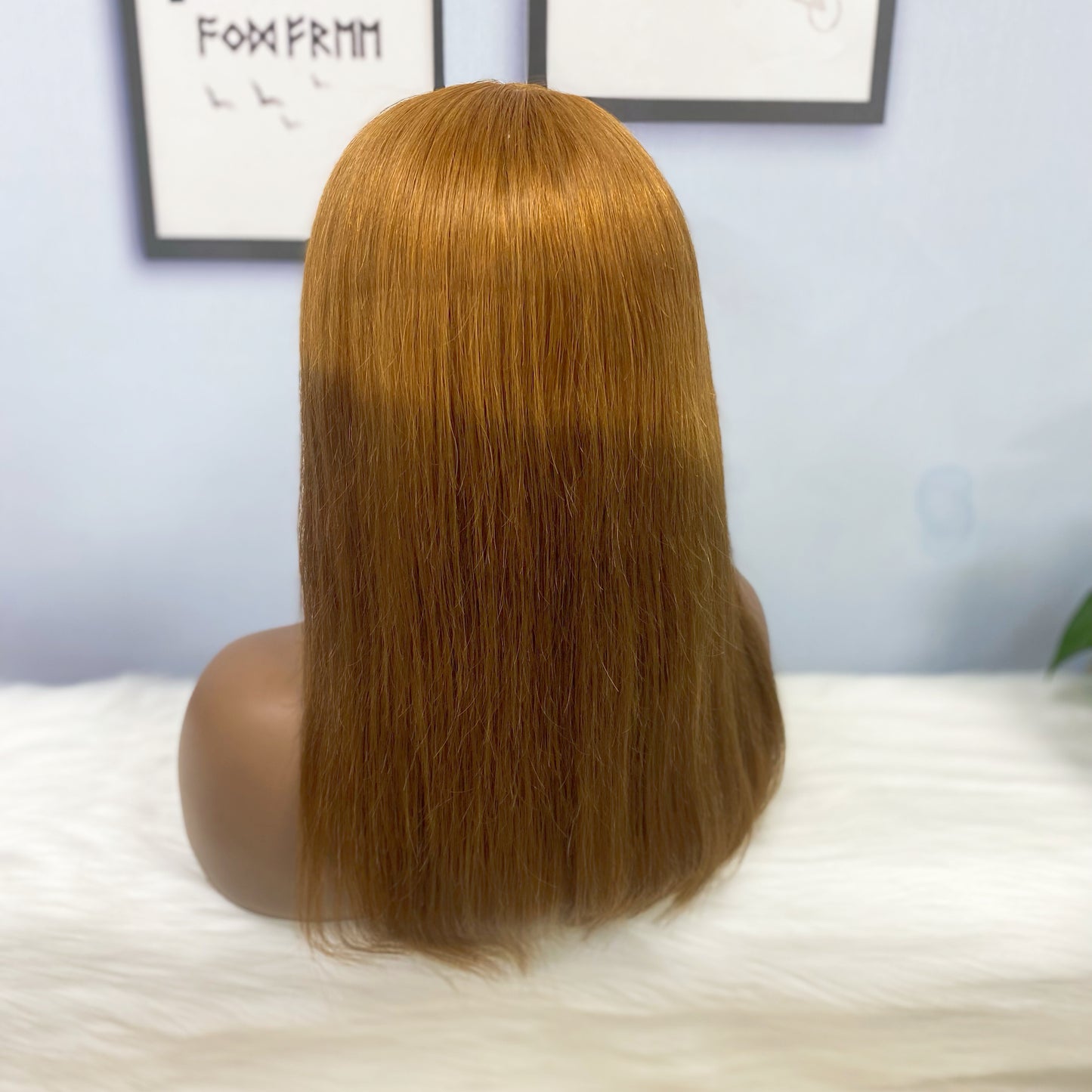 13*4 BoB Wig Straight Wigs Color T30/4# 200% Density