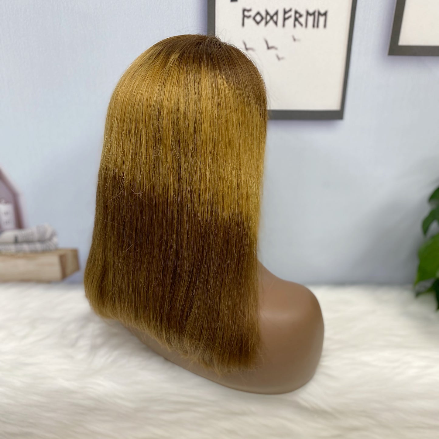 13*4 BoB Wig Straight Wigs Color T4/30/4# 200% Density