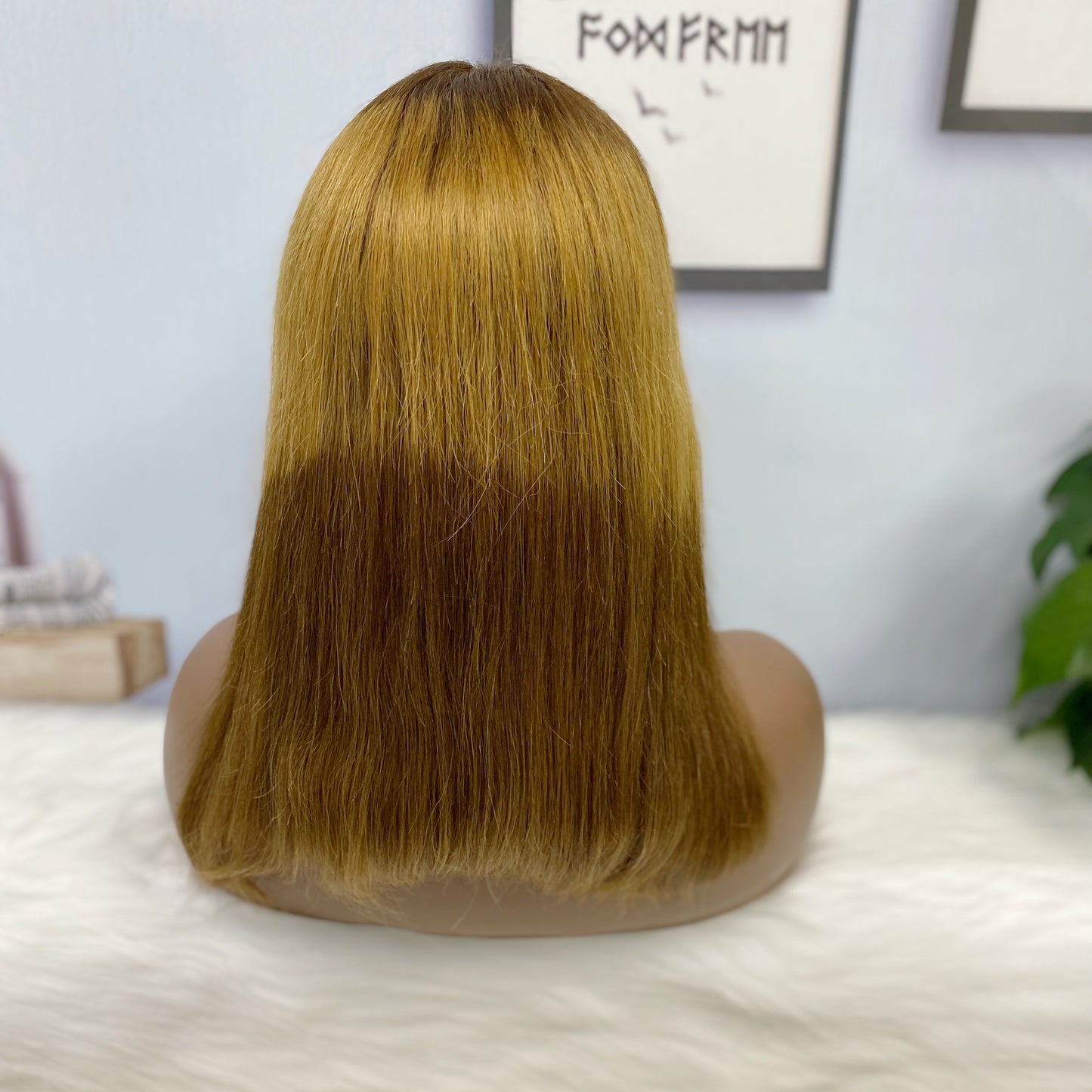 13*4 BoB Wig Straight Wigs Color T4/30/4# 200% Density
