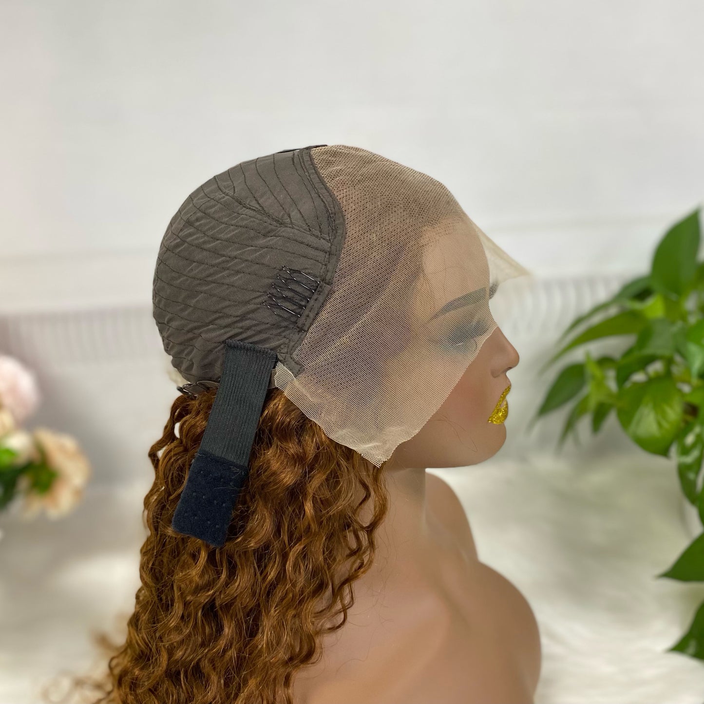 13*4 Lace Wig Water Wave Natural Virgin Human Hair Lace Wigs Color 30# 250%Density
