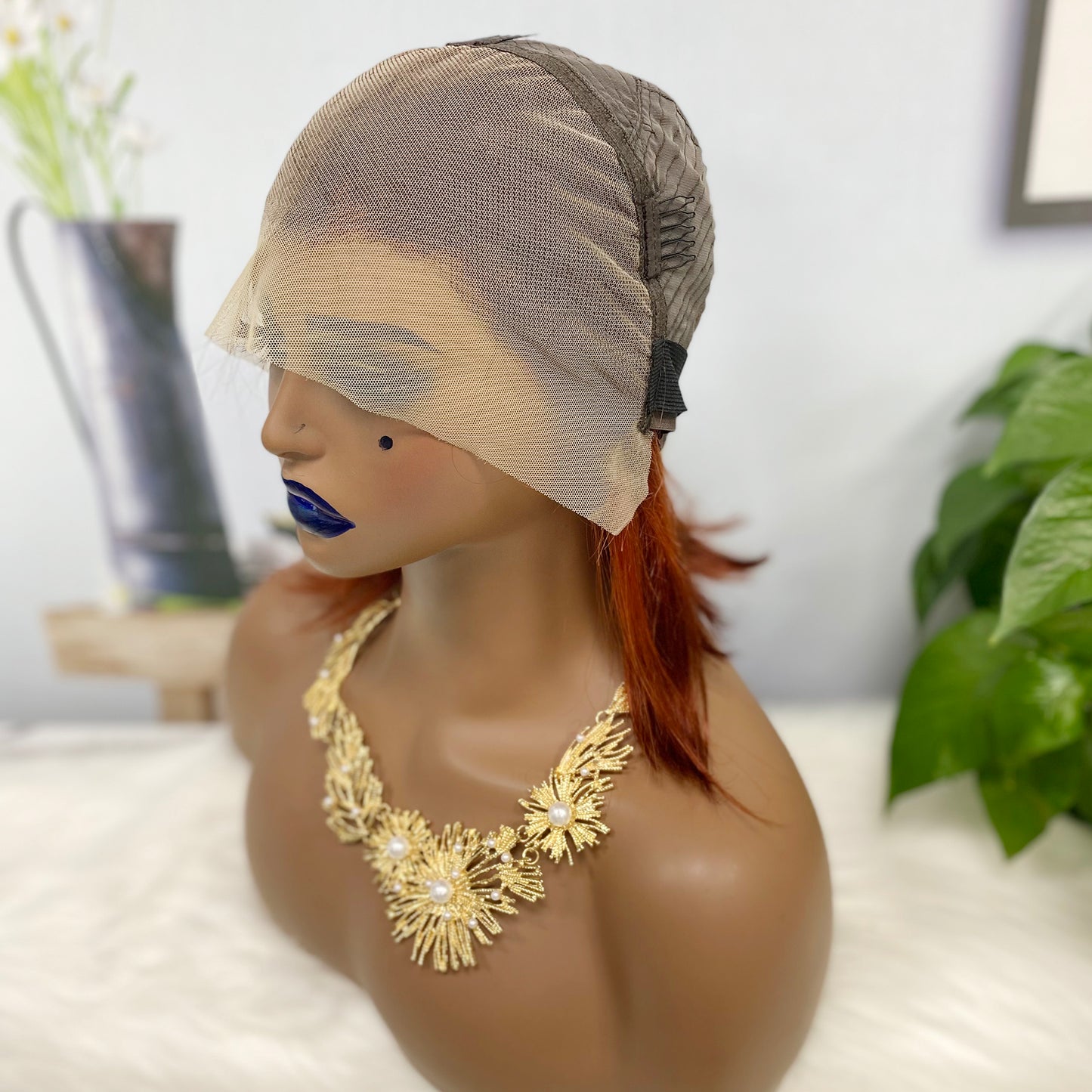 13*4 BoB Wig Straight Wigs Color 30# 250% Density