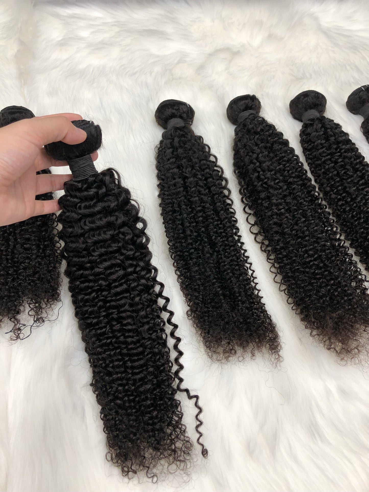 10A Burmese Hair Kinky Afro Curl Natural Human Hair Bundles With HD Closure Frontal 10"-40"