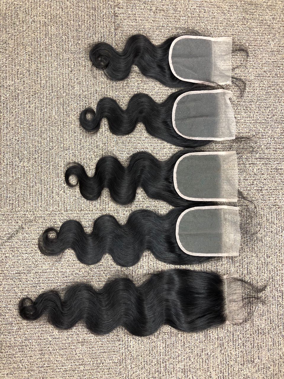 4*4 Lace Closure 100% Natural Virgin Human Hair Natural Color 8"-22"
