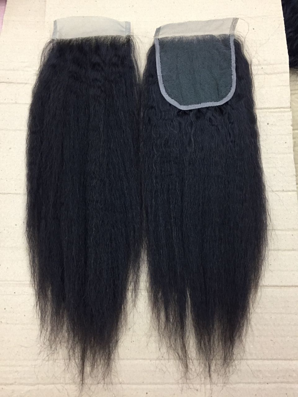 4*4 Lace Closure 100% Natural Virgin Human Hair Natural Color 8"-22"