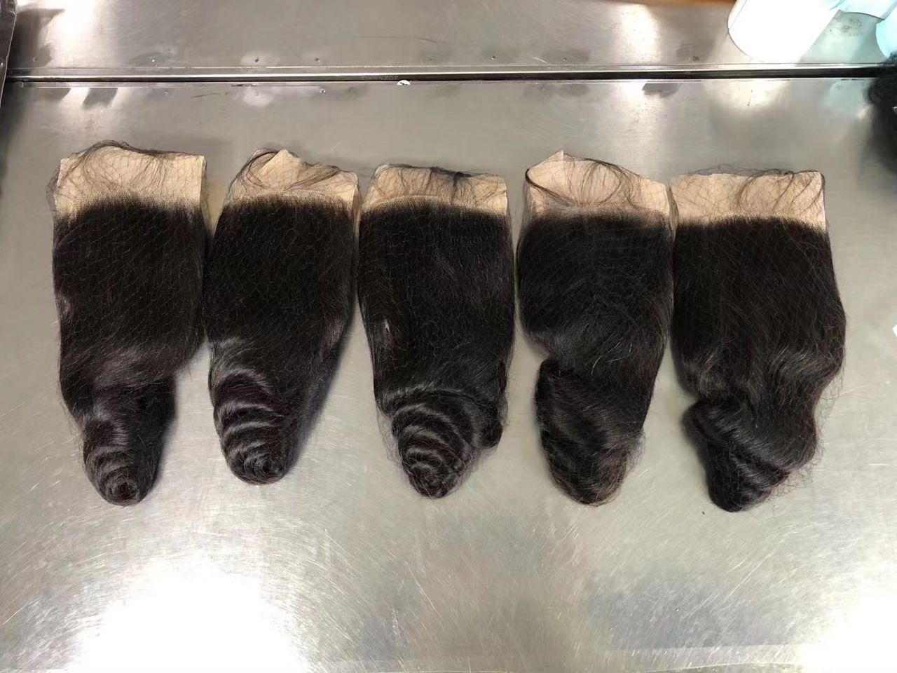 4*4 Lace Closure 100% Natural Virgin Human Hair Natural Color 8"-22"