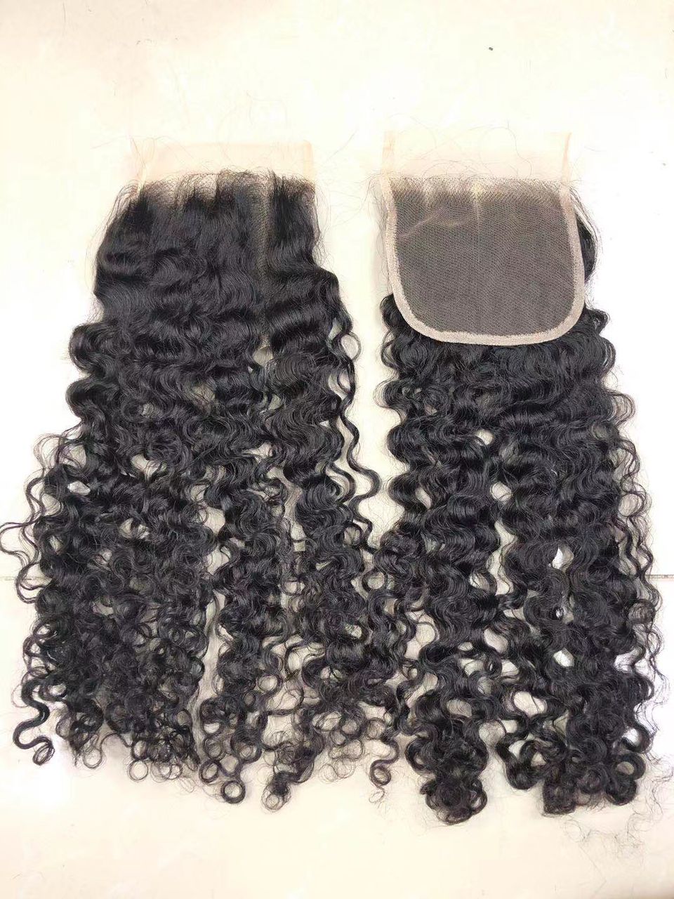 4*4 Lace Closure 100% Natural Virgin Human Hair Natural Color 8"-22"