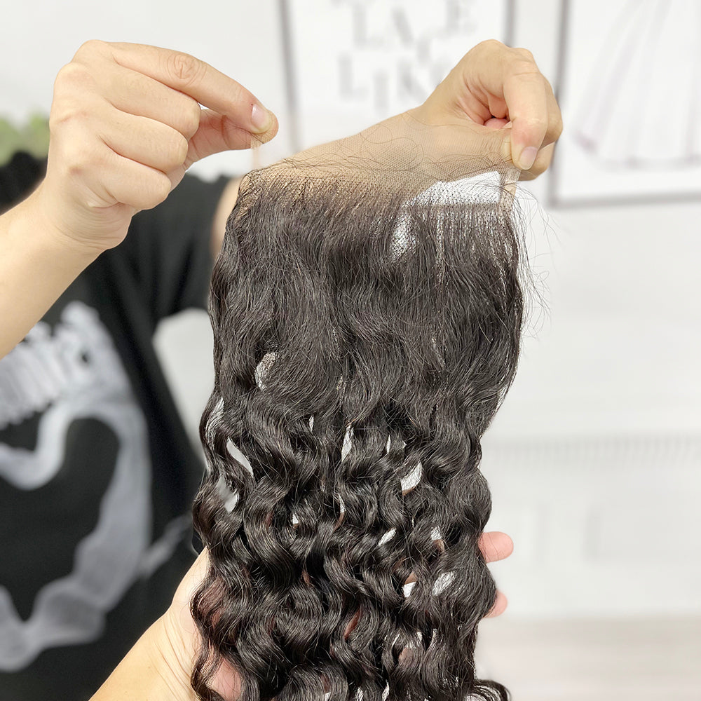 5*5 HD Lace Closure Natural Wave Virgin Human Hair Natural Color 12"-26"