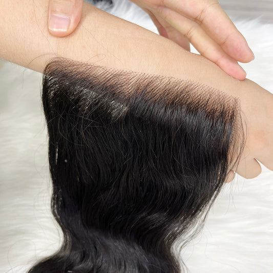 5*5 HD Lace Closure Body Wave 100% Virgin Natural Human Hair Natural Color 12"-26"