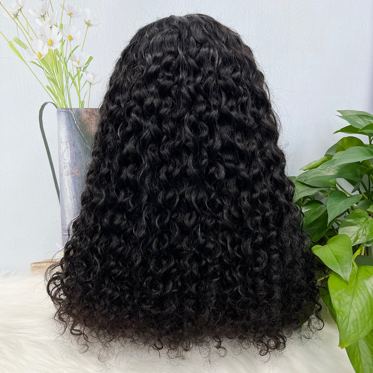 13*4 HD Lace Wig Water Wave  Natural Color Virgin Human Hair Wigs 250% Density