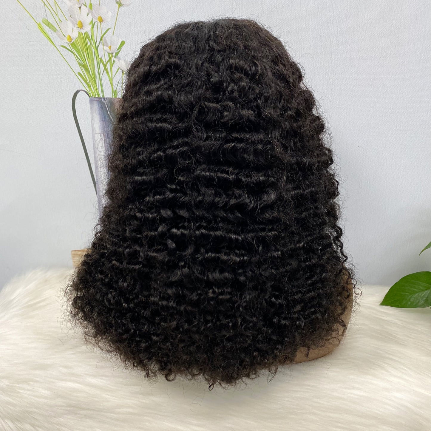 DD 13*4  Wig Human Hair Burmese Curl Natural Color