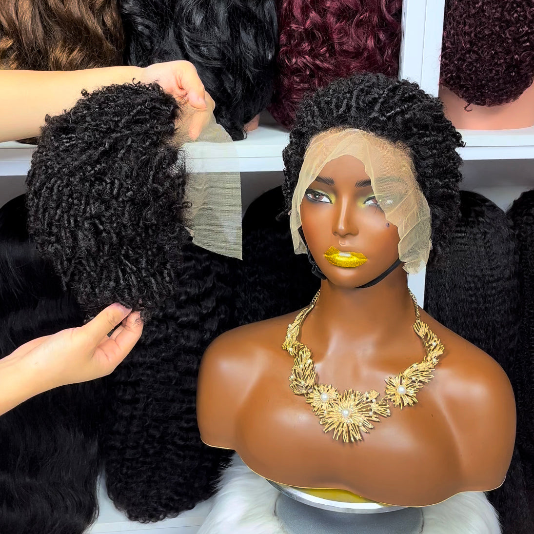 13*4 Lace Wig SC Natural Virgin Human Hair Lace Wigs Color NC
