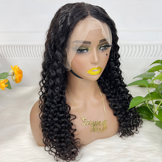 360 Lace Wig Waterr Wave Natural Virgin Human Hair Wigs 22 inch 250% Density