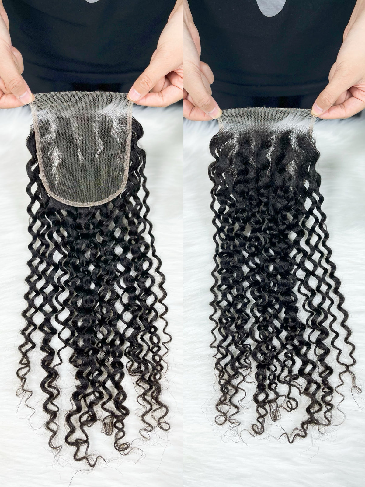 5*5 HD Lace Closure Kinky Curl Virgin Human Hair 12"-28"