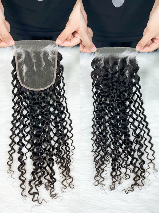 5*5 HD Lace Closure Loose Deep Virgin Human Hair 12"-28"