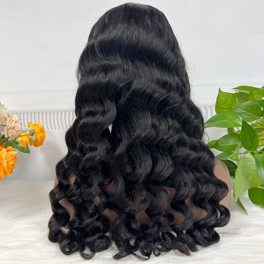 13*4 Lace Wig Loose Deep Natural Human Hair Lace Wigs 26 inch 180% Density