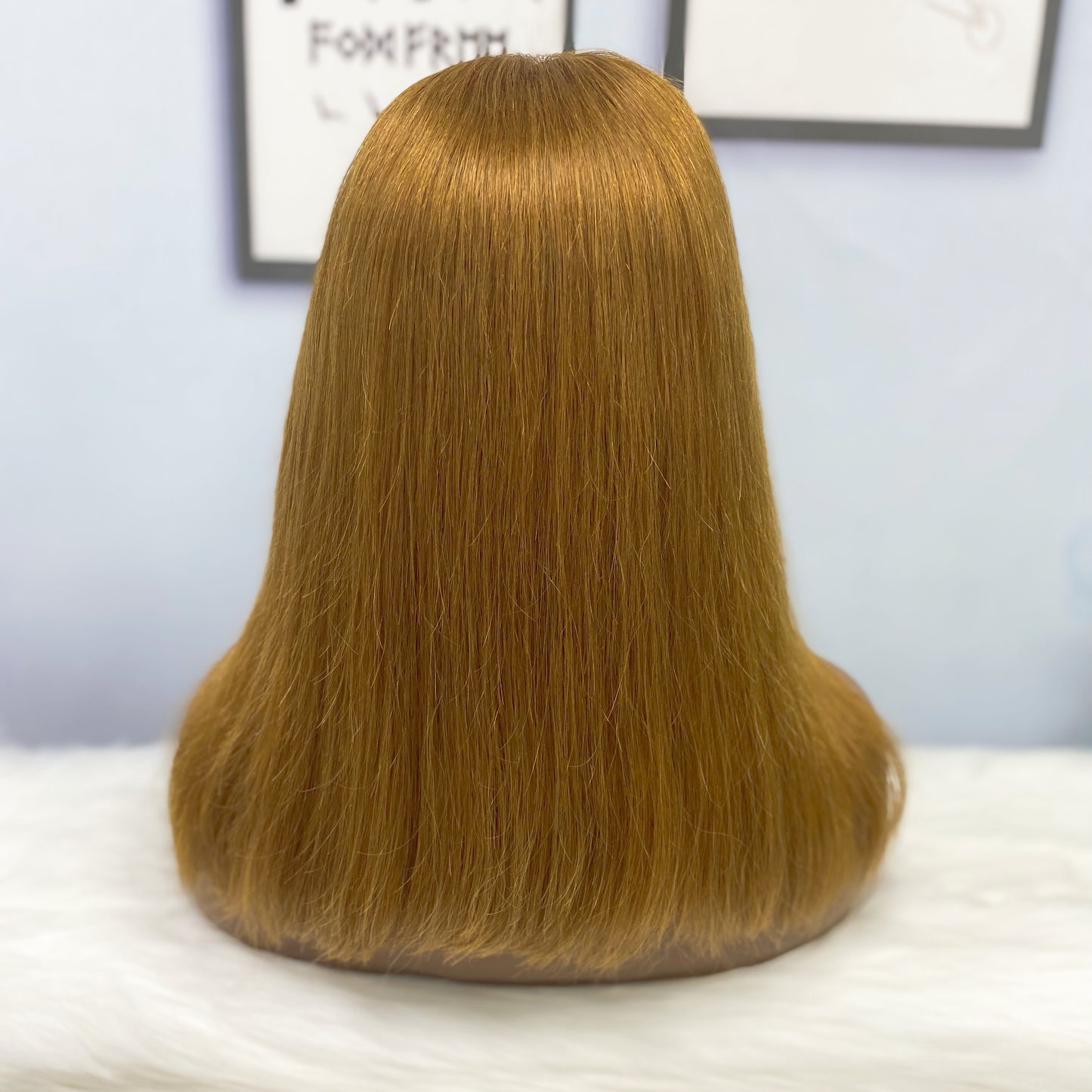 13*4 BoB Wig Straight Wigs Color 30# 200% Density