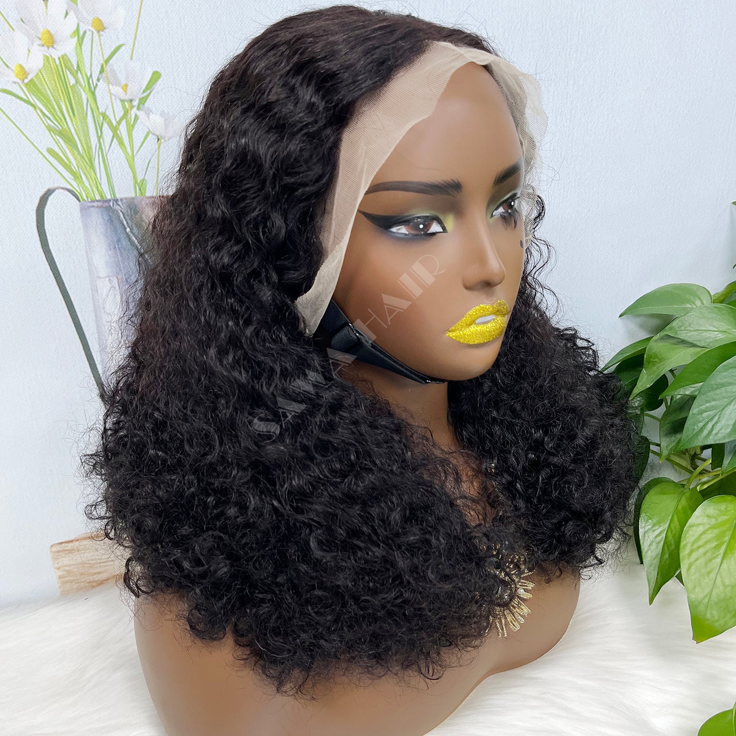 Double Drawn 13*4 Lace Wig IC Virgin Human Hair Lace Wigs Color NC