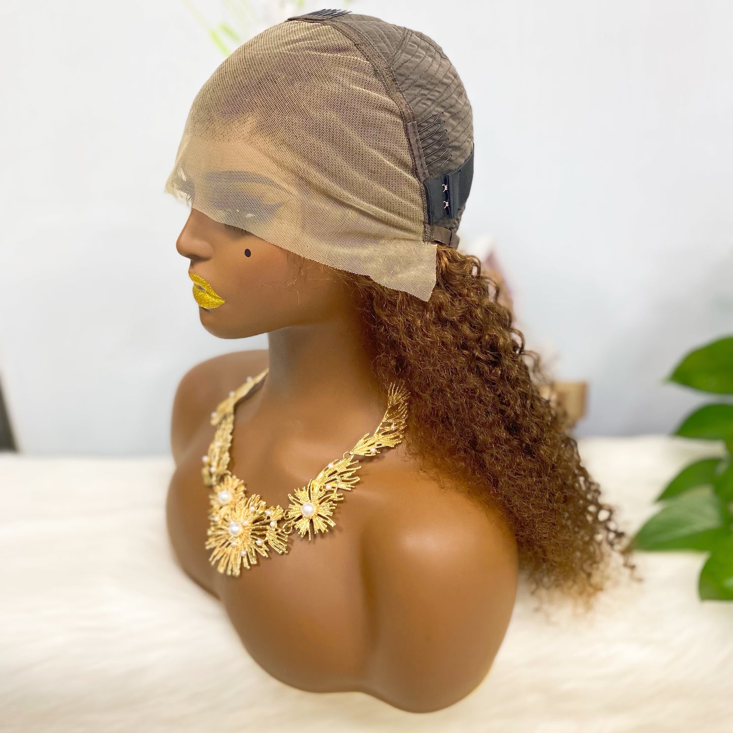 13*4 Lace Wig Jerry Curl  Natural Human Hair Lace Wigs Color 4# 250% Density