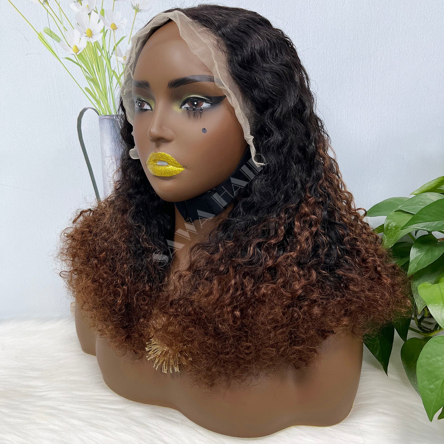 Double Drawn 13*4 Lace Wig IC Virgin Human Hair Lace Wigs Color T1B/4#