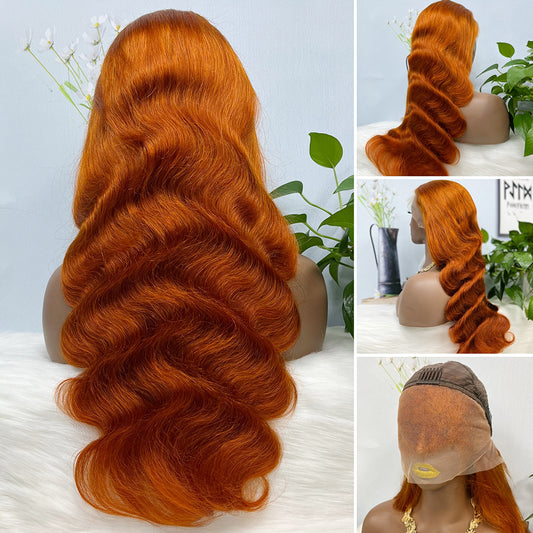 13*4 Lace Wig Body Wave Natural Virgin Human Hair Lace Wigs Color 350#