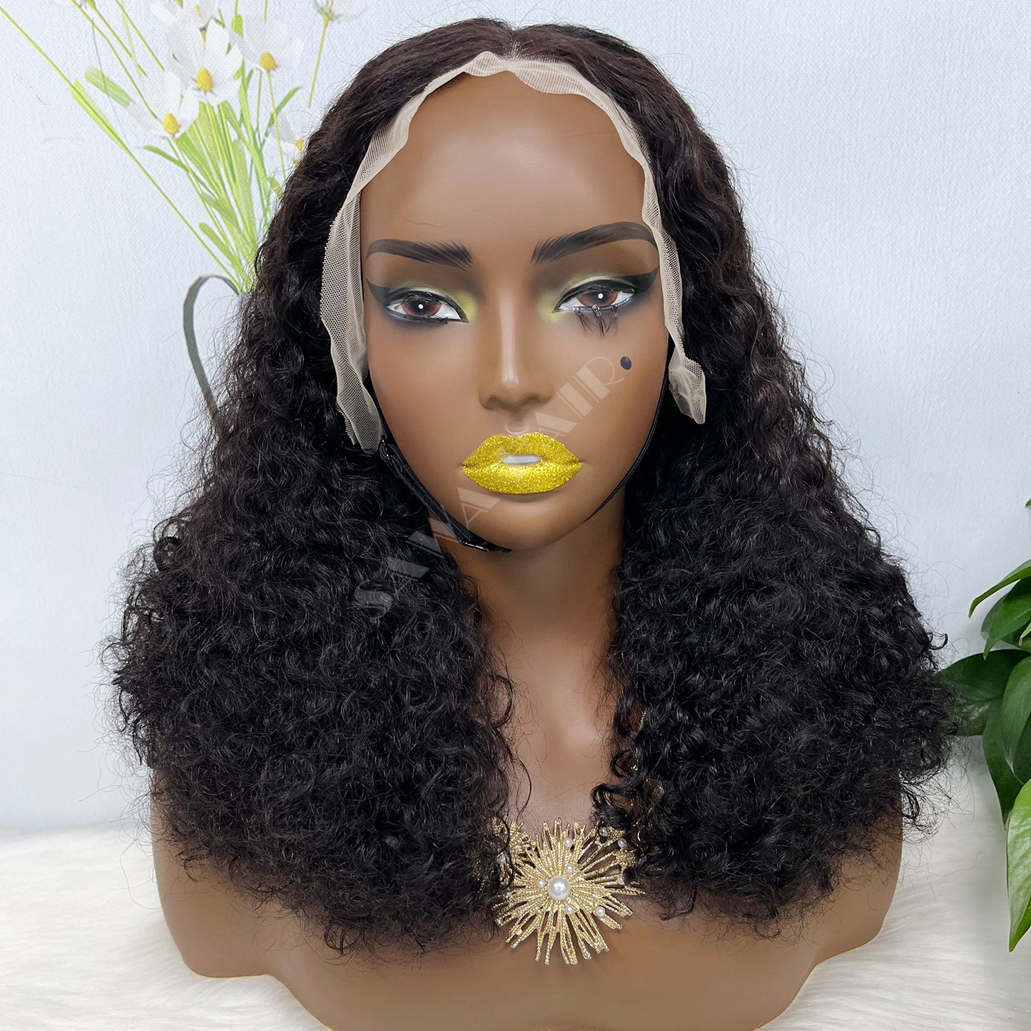 Double Drawn 13*4 Lace Wig IC Virgin Human Hair Lace Wigs Color NC