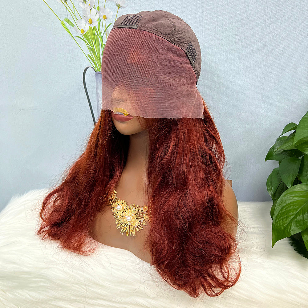 13*4 Lace Wig  Body Wave Natural Human Hair Lace Wigs Color 33# 200% Density