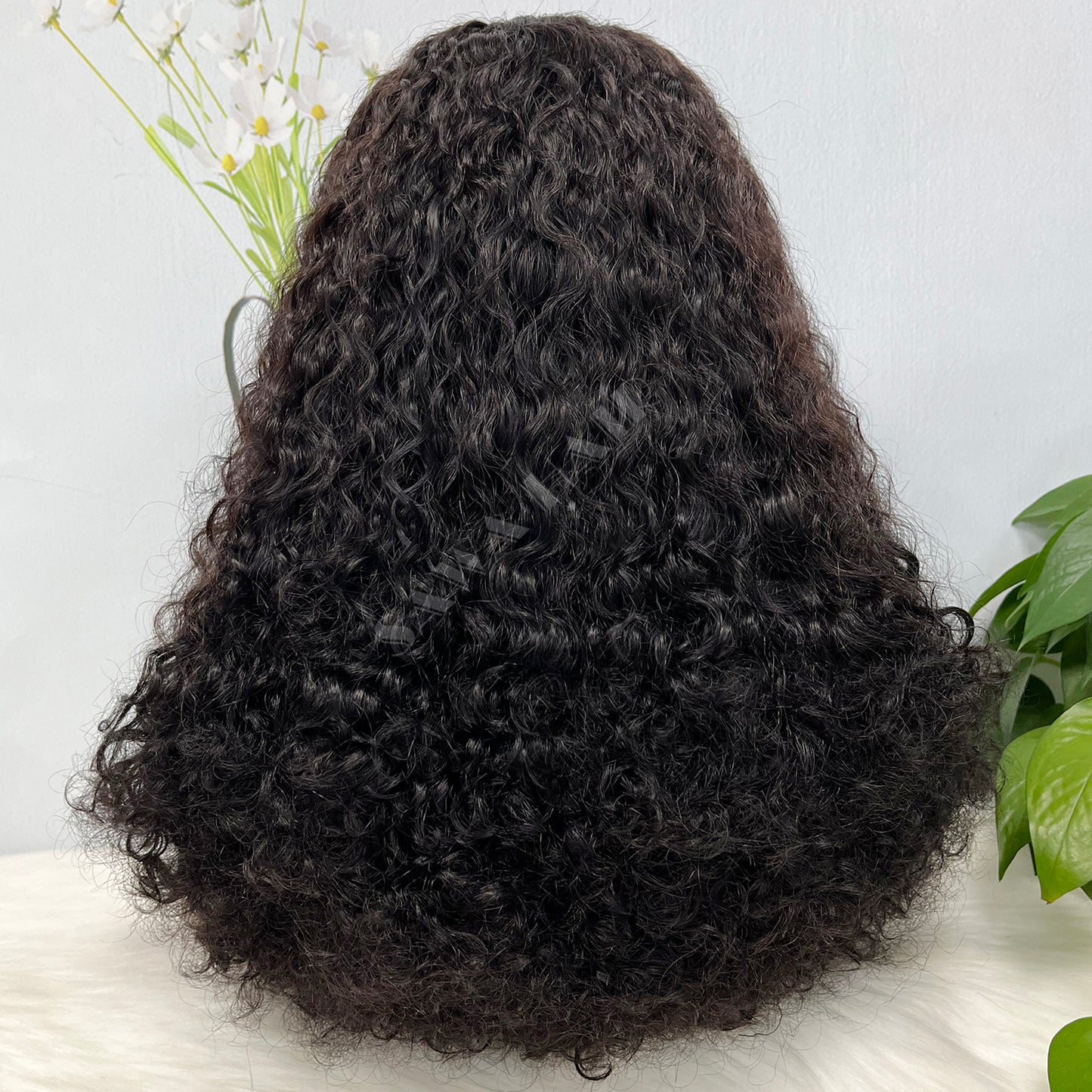 Double Drawn 13*4 Lace Wig IC Virgin Human Hair Lace Wigs Color NC