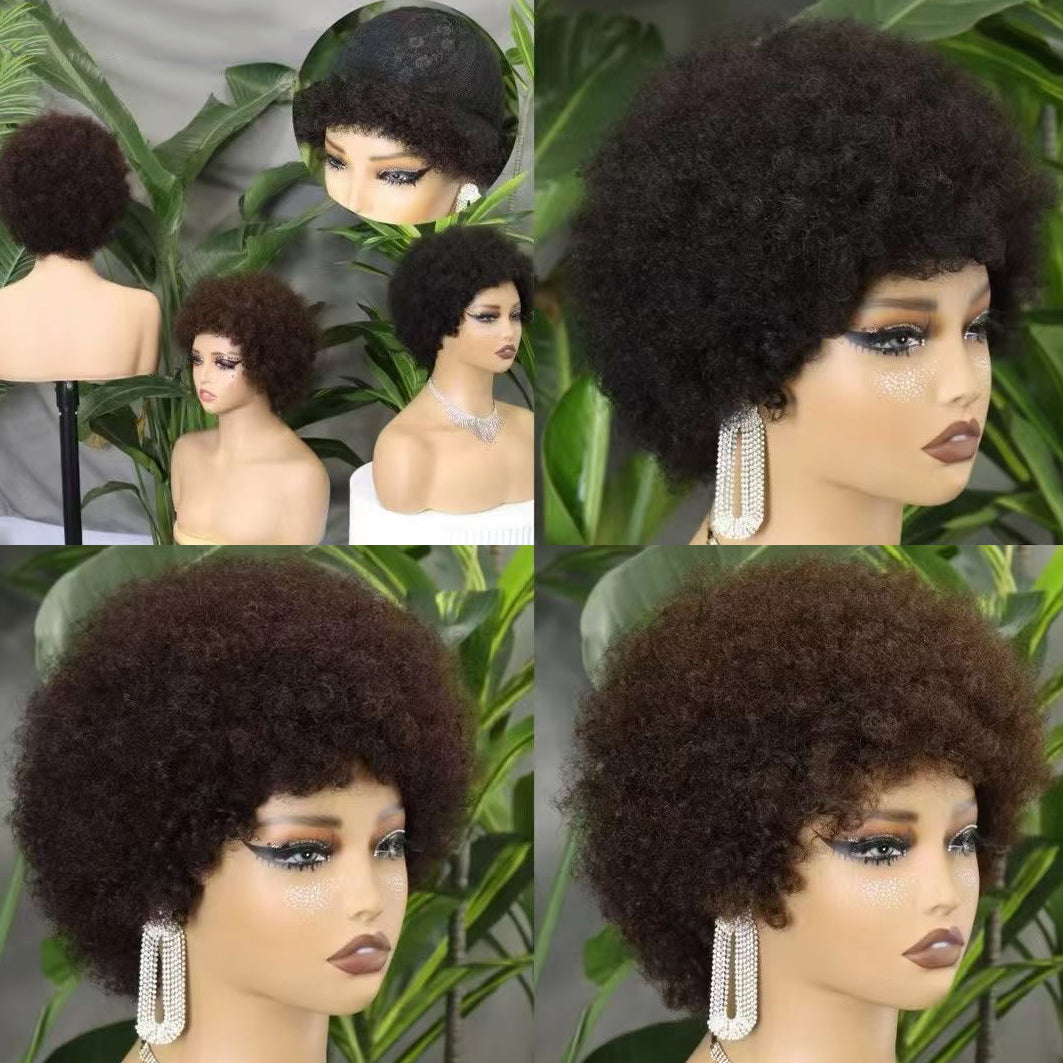 Perruque de cheveux humains Machine, cheveux naturels, 310 couleurs, T1B/BUG