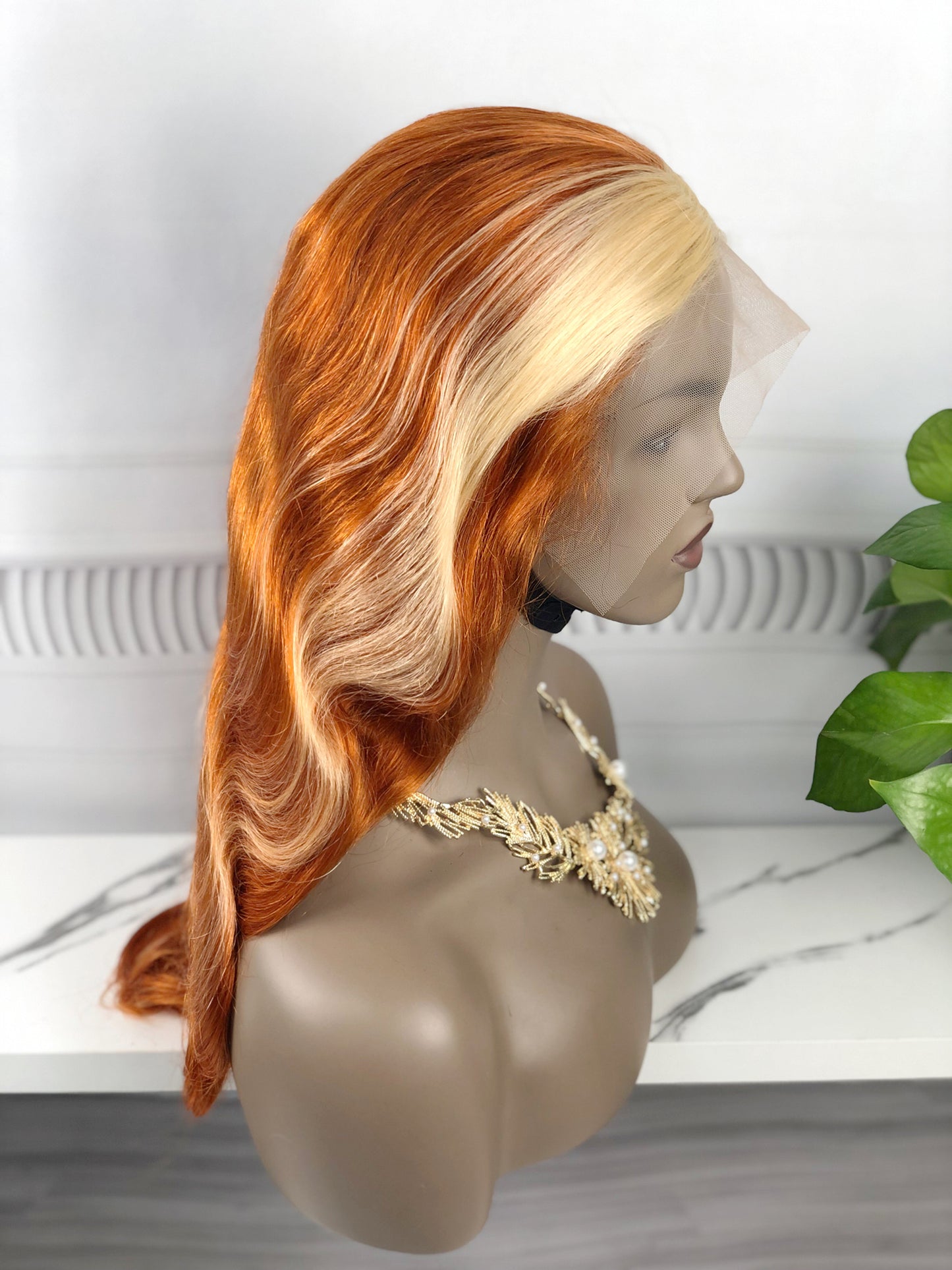 13*4 Lace Wig Body Wave Natural Human Hair Lace Wigs Color P613/350# 250% Density