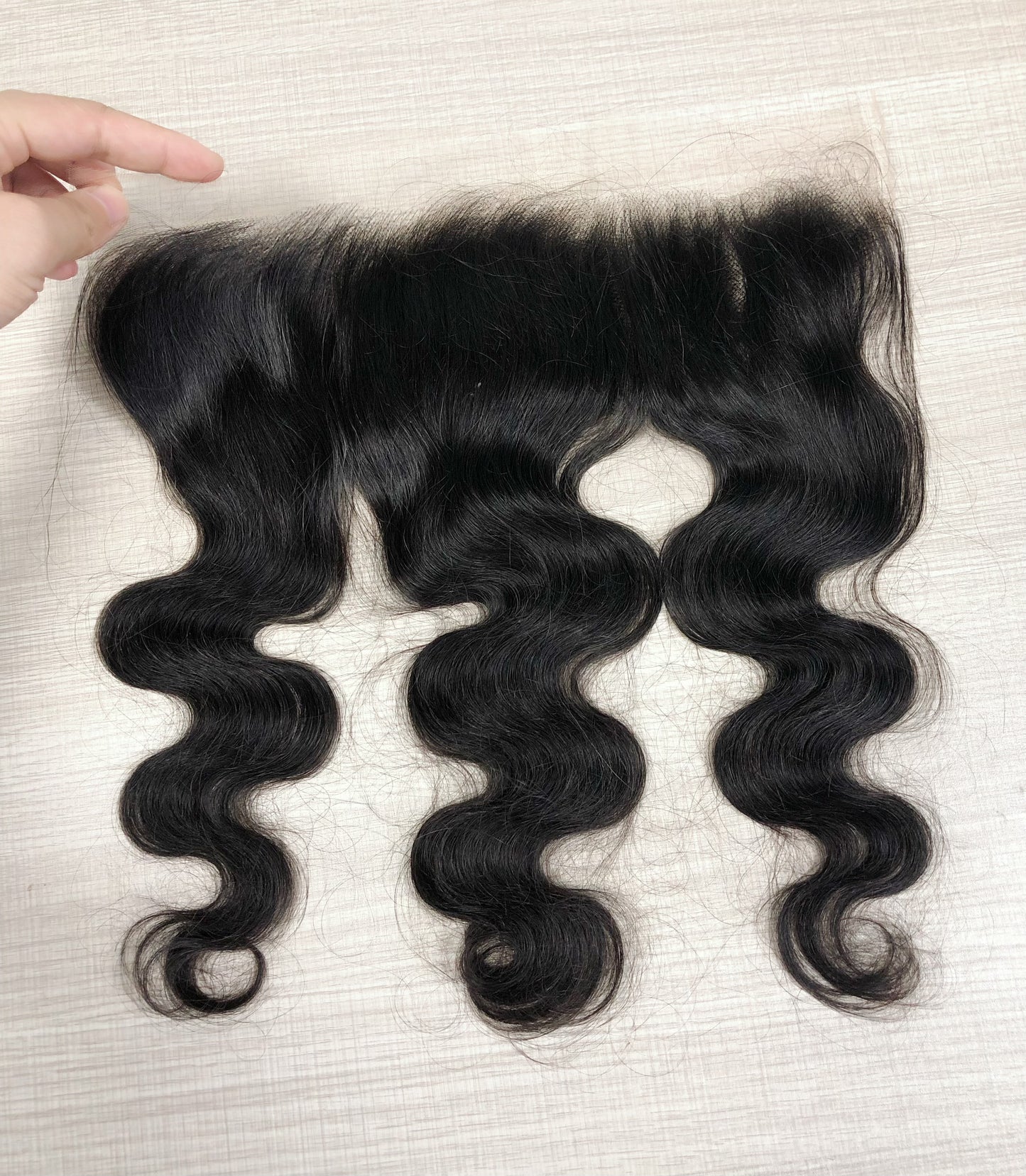 13*4  Lace Frontal Silky Body Wave 100% Natural Virgin Human Hair Natural Color 10"-24"