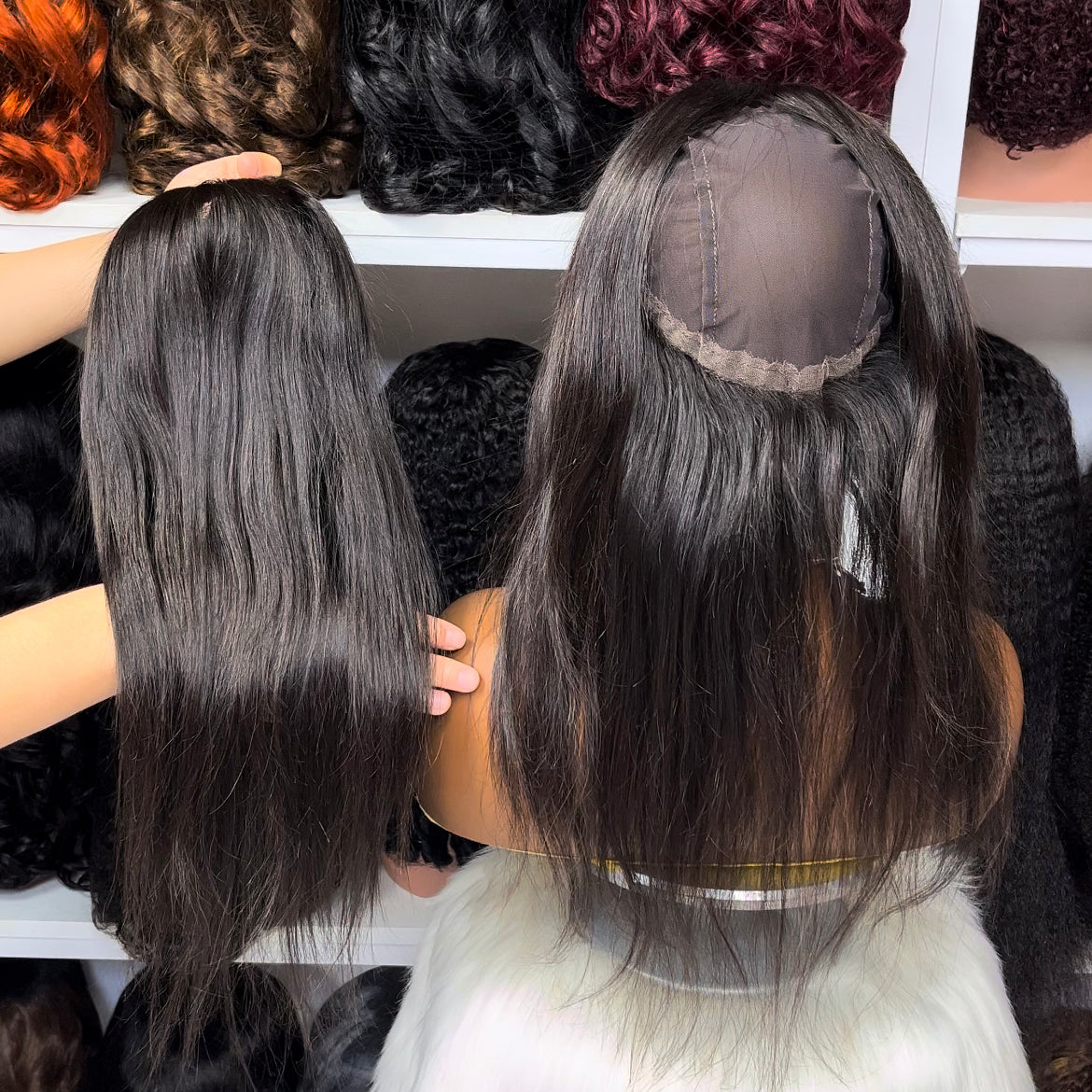 360 HD Lace Frontal Straight 100% Natural Human Hair Natural Color 12"-22"