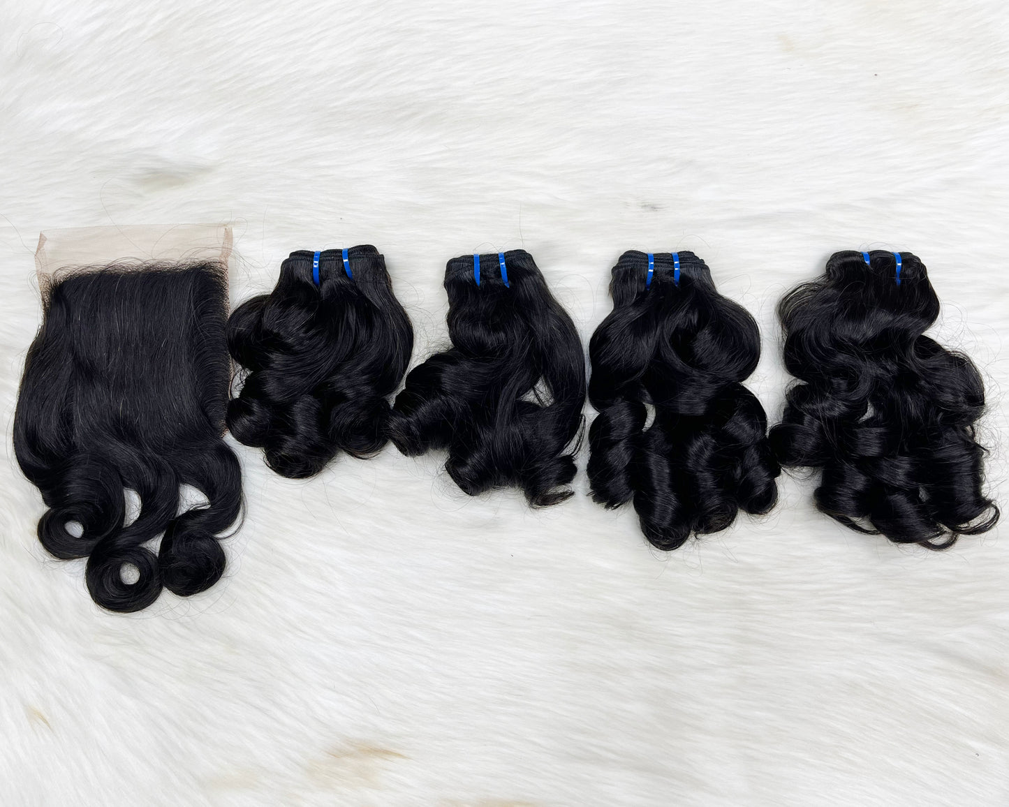 Double Drawn Burmese Hair Bundles Natural Human Hair Straight 4"-30" Natural Color 100grams