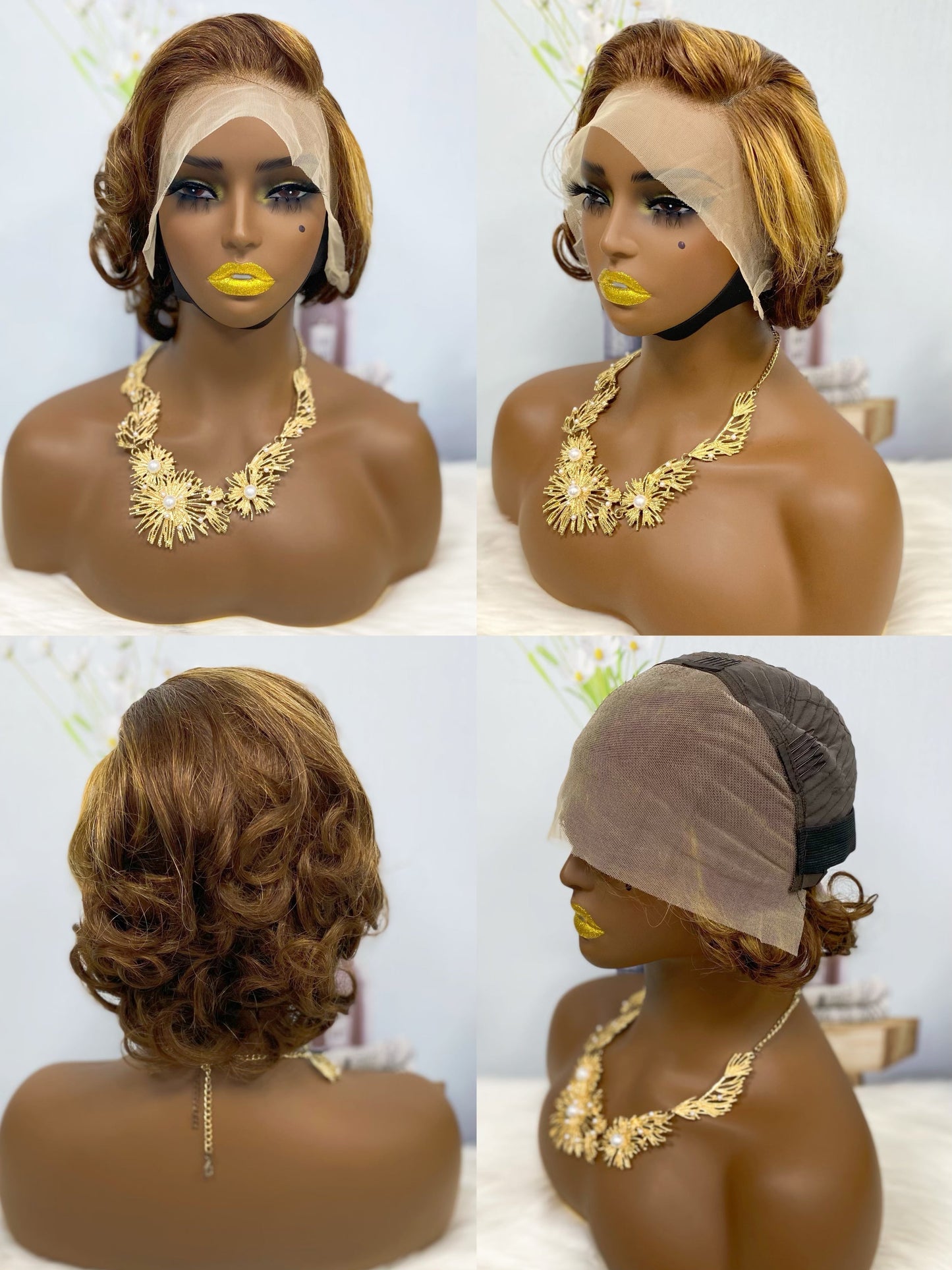 13*4 Wig Sasson03 Virgin Human Hair Lace Wigs P4/350#