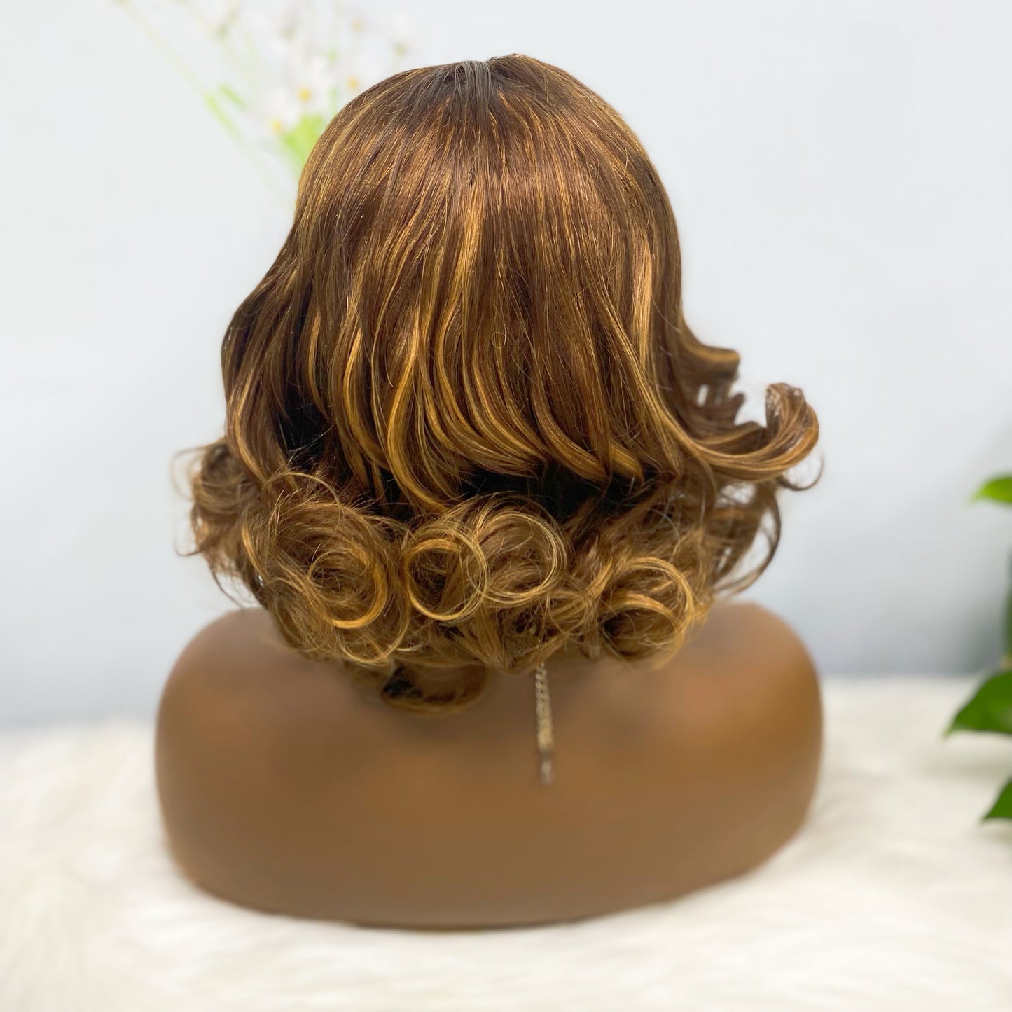 4*4 Wig Fumi  Human Hair Wig Color P4/30#