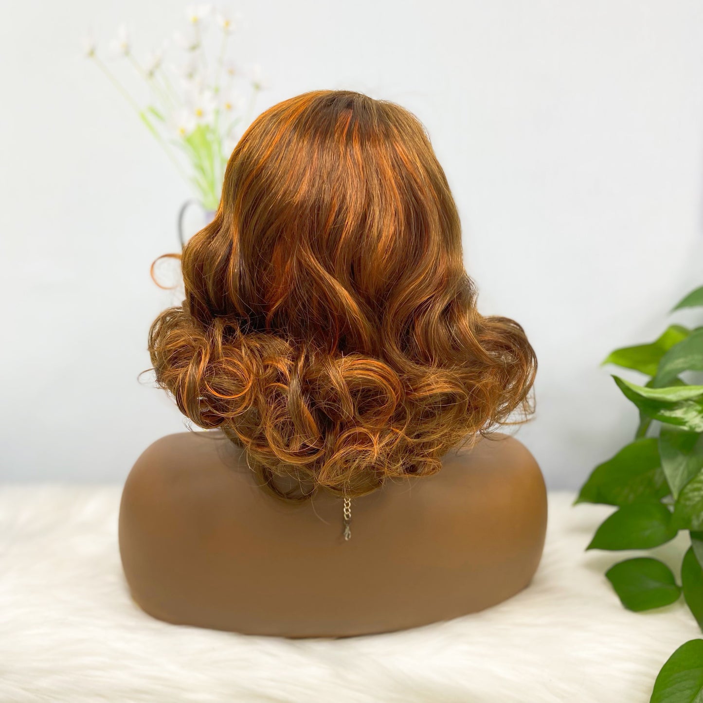 4*4 Wig Fumi  Human Hair Wig Color P4/350#