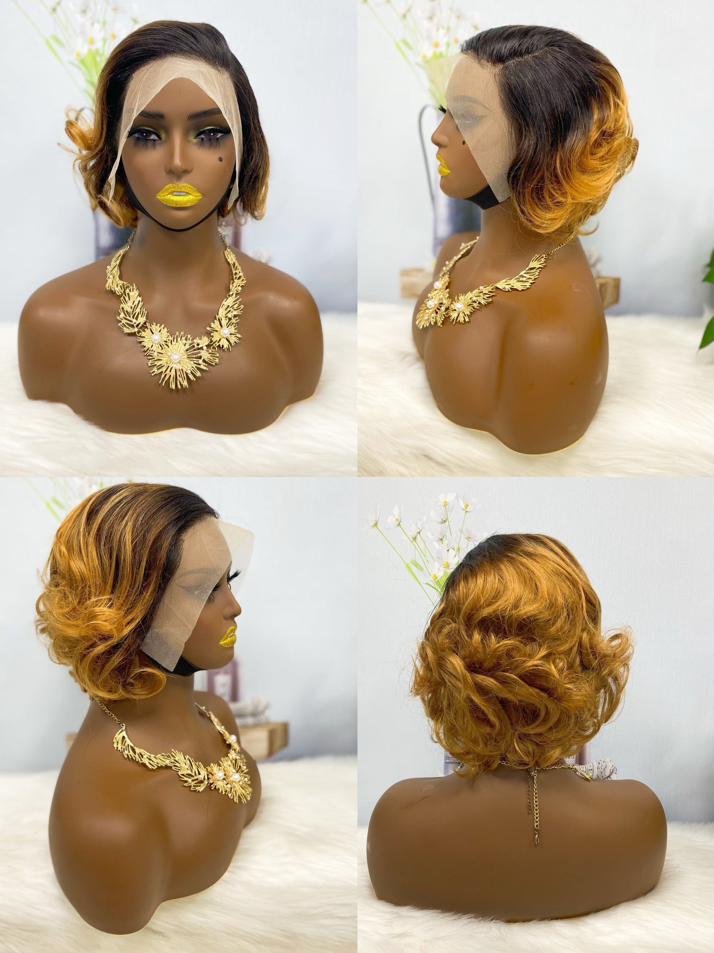 13*4 Wig Sasson03 Virgin Human Hair Lace Wigs 1BT4/30#