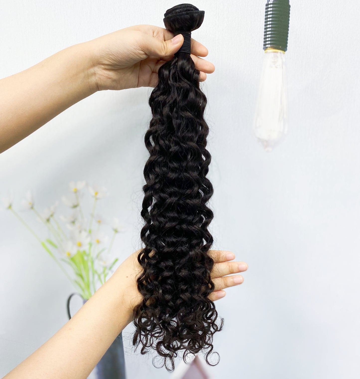 10A Natural Hair Bundles Water Wave Virgin Woman Human 10inch-42inch