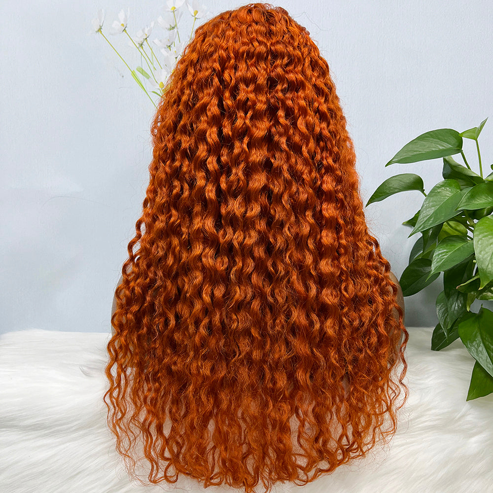 Color 13x4 Lace Wig Deep Wave Human Hair Wigs Wine Color 99J 18"-30"